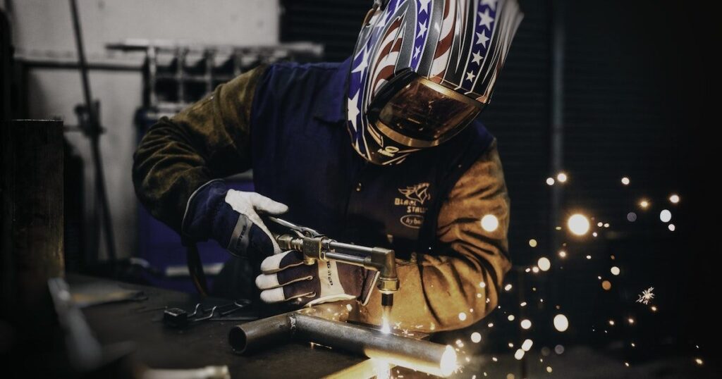 man doing plasma precision